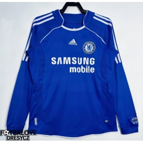 Chelsea 2006-2007 Retro Domácí Dres Dlouhý Rukáv Chelsea 2006-2007 Retro Domácí Dres Dlouhý Rukáv
